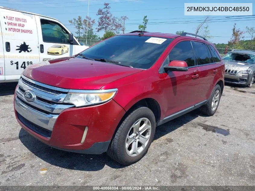 2FMDK3JC4DBC48550 2013 Ford Edge Sel