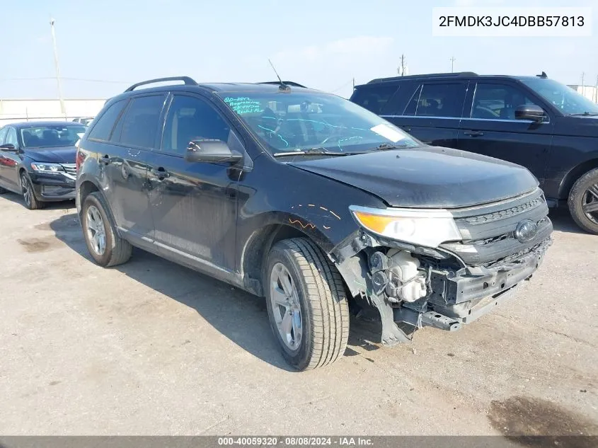 2013 Ford Edge Sel VIN: 2FMDK3JC4DBB57813 Lot: 40059320