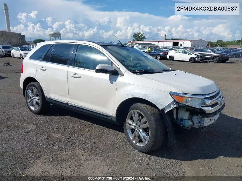 2FMDK4KCXDBA00887 2013 Ford Edge Limited