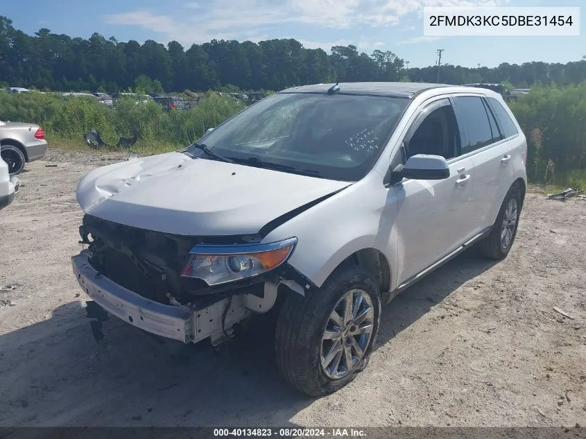 2013 Ford Edge Limited VIN: 2FMDK3KC5DBE31454 Lot: 40134823