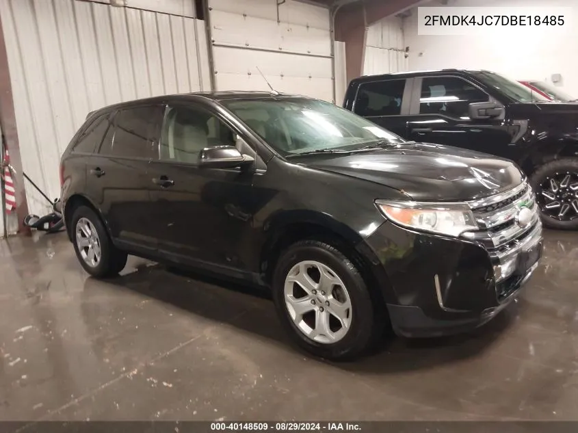 2013 Ford Edge Sel VIN: 2FMDK4JC7DBE18485 Lot: 40148509