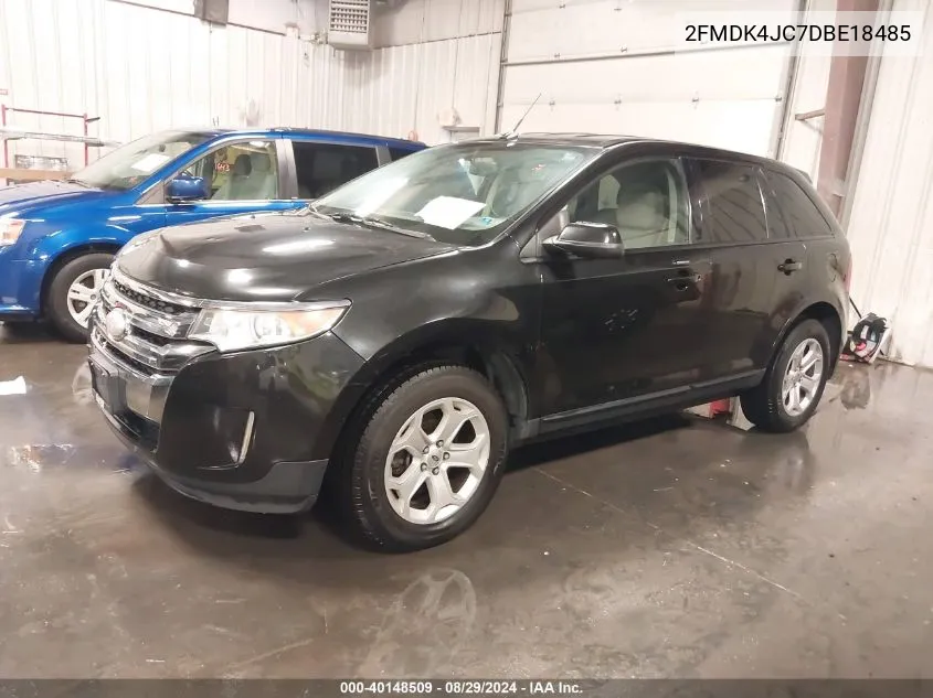 2013 Ford Edge Sel VIN: 2FMDK4JC7DBE18485 Lot: 40148509