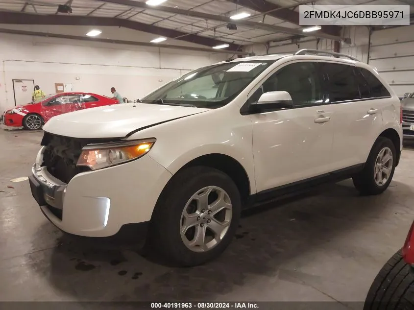 2013 Ford Edge Sel VIN: 2FMDK4JC6DBB95971 Lot: 40191963