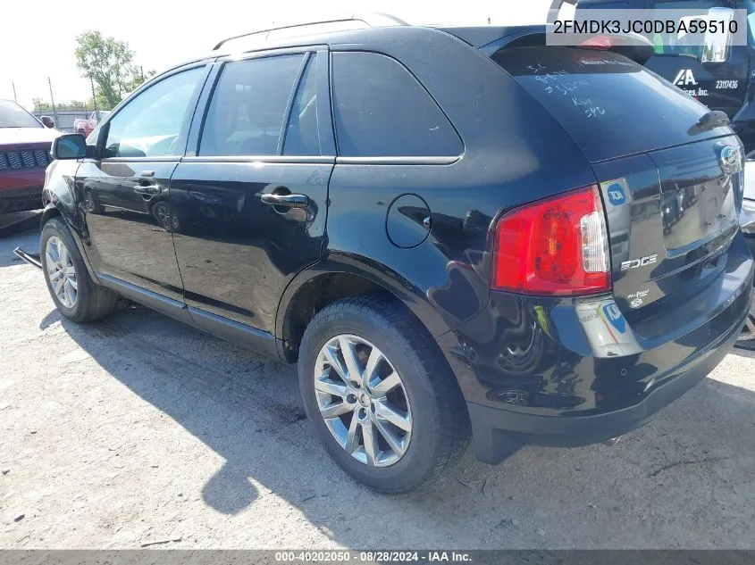 2FMDK3JC0DBA59510 2013 Ford Edge Sel