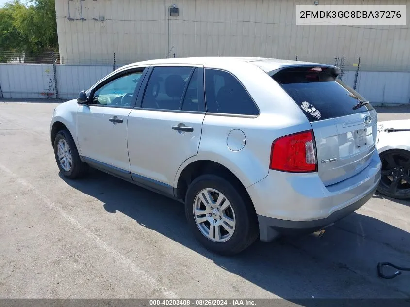 2FMDK3GC8DBA37276 2013 Ford Edge Se