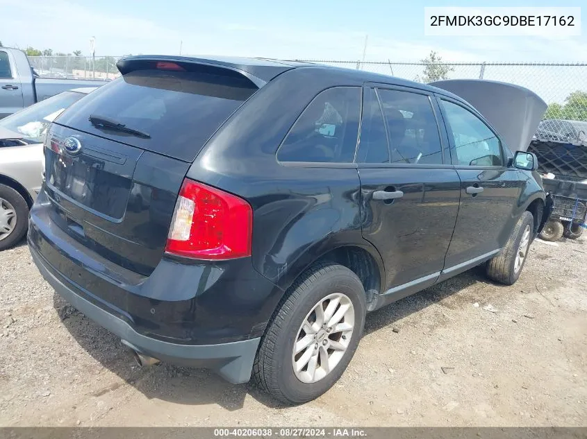 2013 Ford Edge Se VIN: 2FMDK3GC9DBE17162 Lot: 40206038