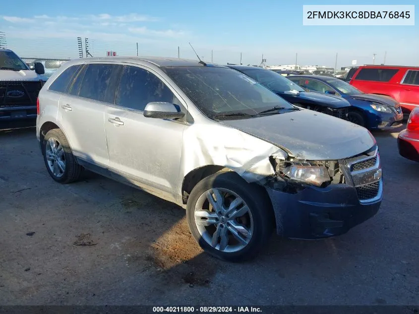 2013 Ford Edge Limited VIN: 2FMDK3KC8DBA76845 Lot: 40211800