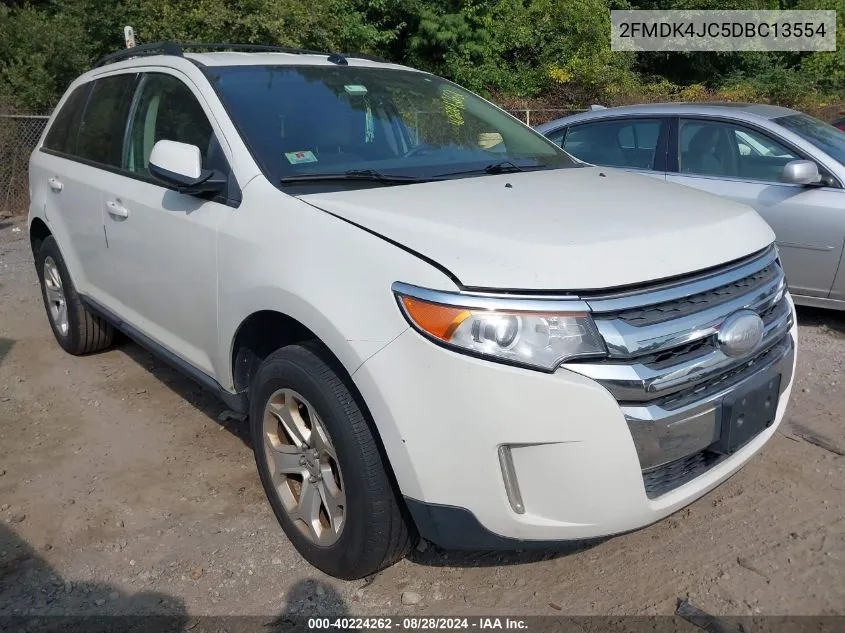 2013 Ford Edge Sel VIN: 2FMDK4JC5DBC13554 Lot: 40224262