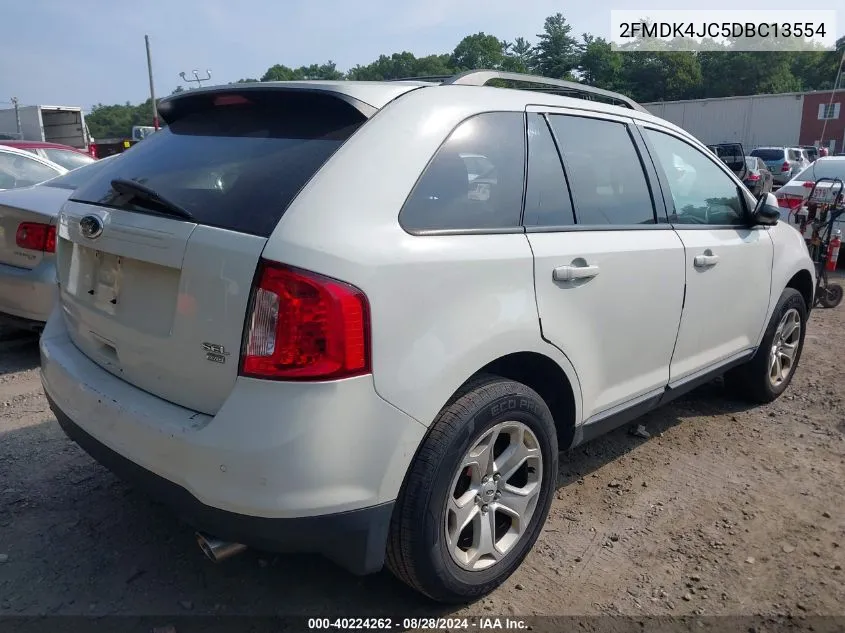 2013 Ford Edge Sel VIN: 2FMDK4JC5DBC13554 Lot: 40224262