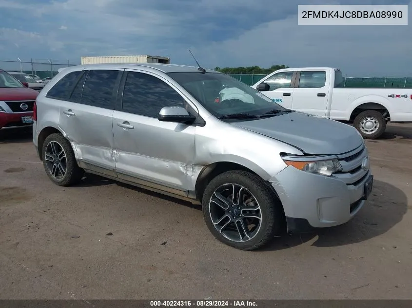 2FMDK4JC8DBA08990 2013 Ford Edge Sel