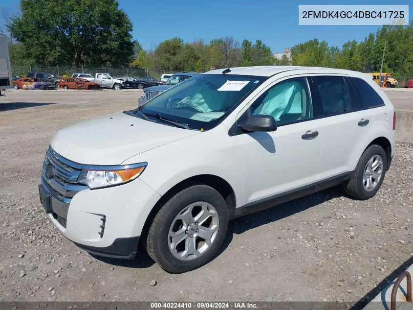 2013 Ford Edge Se VIN: 2FMDK4GC4DBC41725 Lot: 40224410