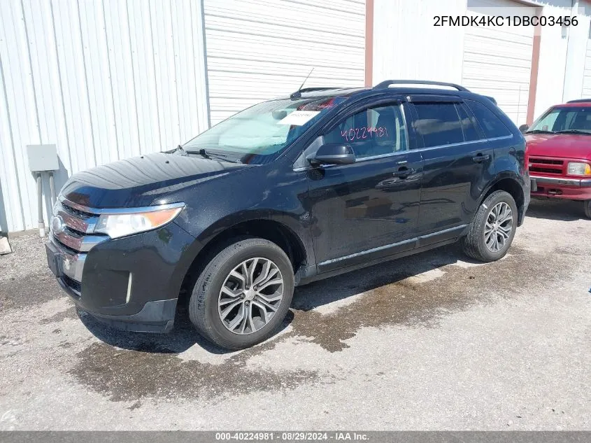 2FMDK4KC1DBC03456 2013 Ford Edge Limited