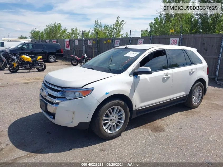 2013 Ford Edge Sel VIN: 2FMDK3J90DBC37629 Lot: 40228261