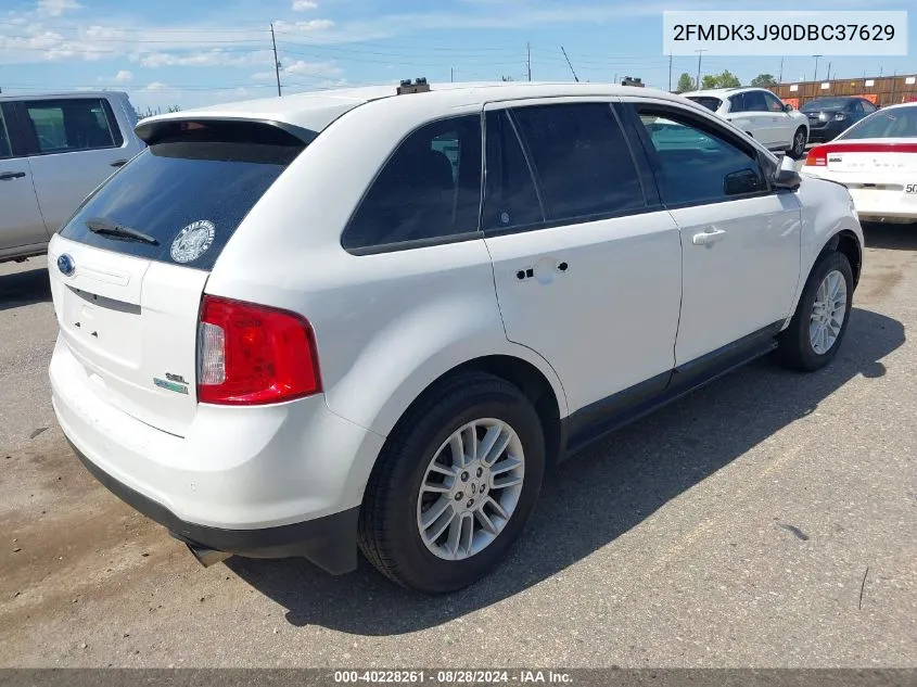 2013 Ford Edge Sel VIN: 2FMDK3J90DBC37629 Lot: 40228261