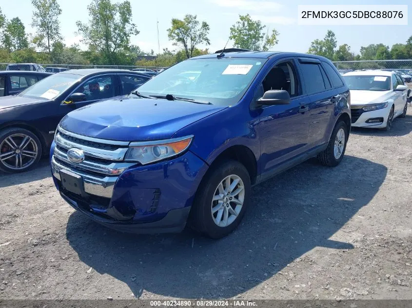 2FMDK3GC5DBC88076 2013 Ford Edge Se