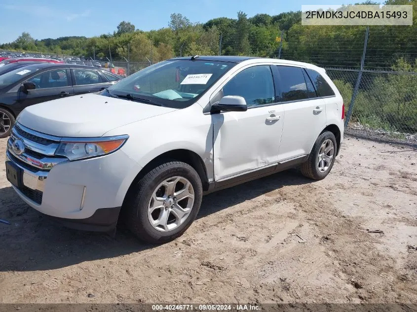 2013 Ford Edge Sel VIN: 2FMDK3JC4DBA15493 Lot: 40246771