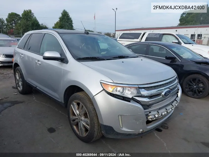 2FMDK4JCXDBA42400 2013 Ford Edge Sel