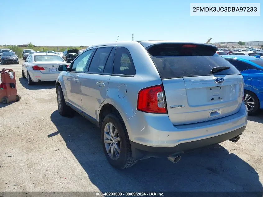 2013 Ford Edge Sel VIN: 2FMDK3JC3DBA97233 Lot: 40293509