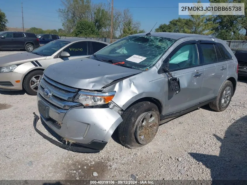 2FMDK3JC1DBB65738 2013 Ford Edge Sel