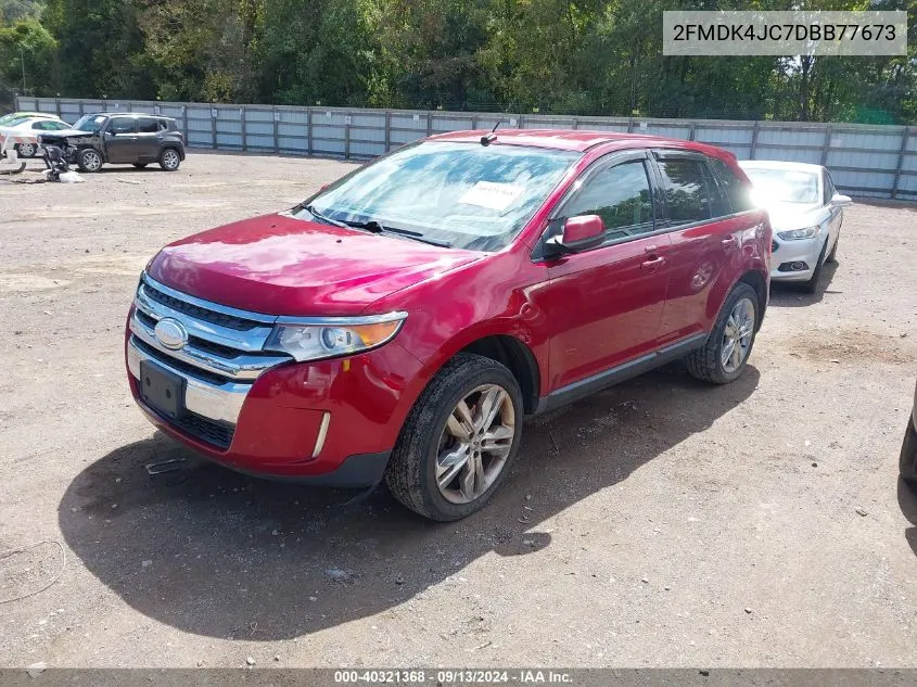 2013 Ford Edge Sel VIN: 2FMDK4JC7DBB77673 Lot: 40321368