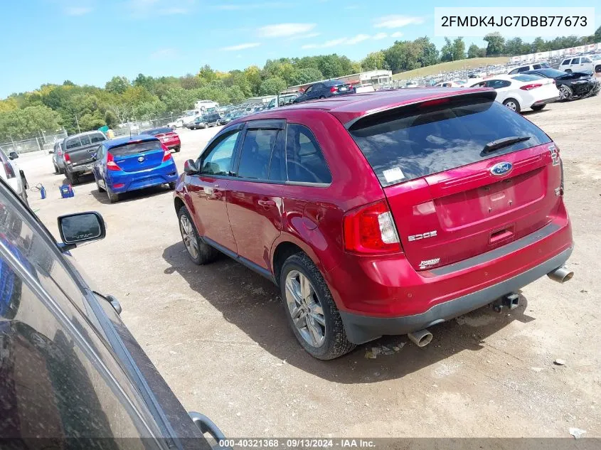 2013 Ford Edge Sel VIN: 2FMDK4JC7DBB77673 Lot: 40321368