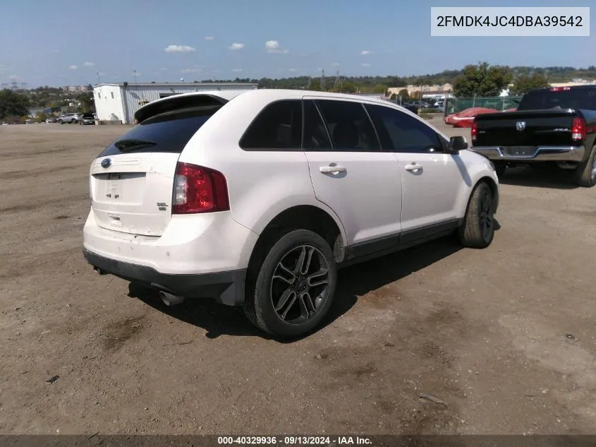 2FMDK4JC4DBA39542 2013 Ford Edge Sel