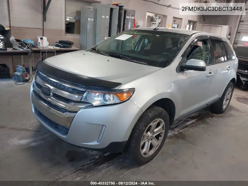 2013 Ford Edge Sel VIN: 2FMDK3JC3DBC13448 Lot: 40332795