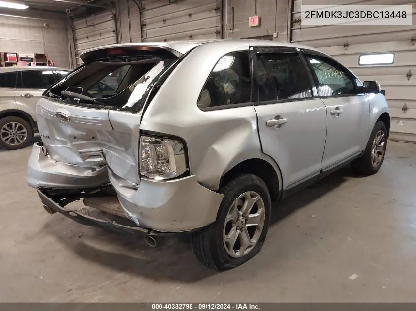 2013 Ford Edge Sel VIN: 2FMDK3JC3DBC13448 Lot: 40332795