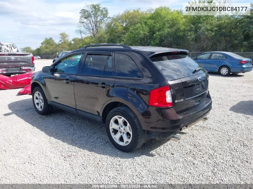 2013 Ford Edge Sel VIN: 2FMDK3JC1DBC84177 Lot: 40332988