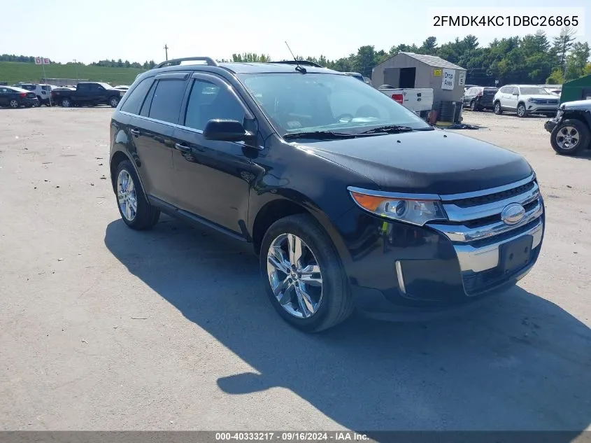 2FMDK4KC1DBC26865 2013 Ford Edge Limited