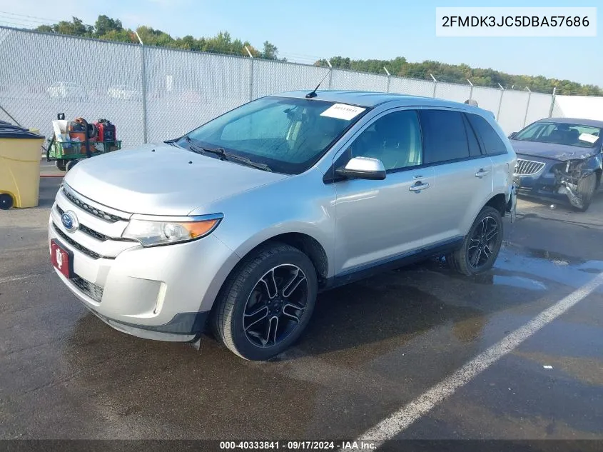 2013 Ford Edge Sel VIN: 2FMDK3JC5DBA57686 Lot: 40333841