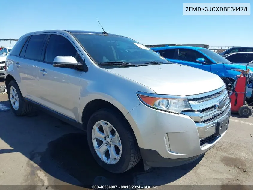 2FMDK3JCXDBE34478 2013 Ford Edge Sel