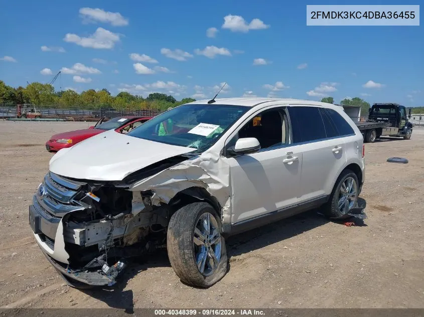 2FMDK3KC4DBA36455 2013 Ford Edge Limited