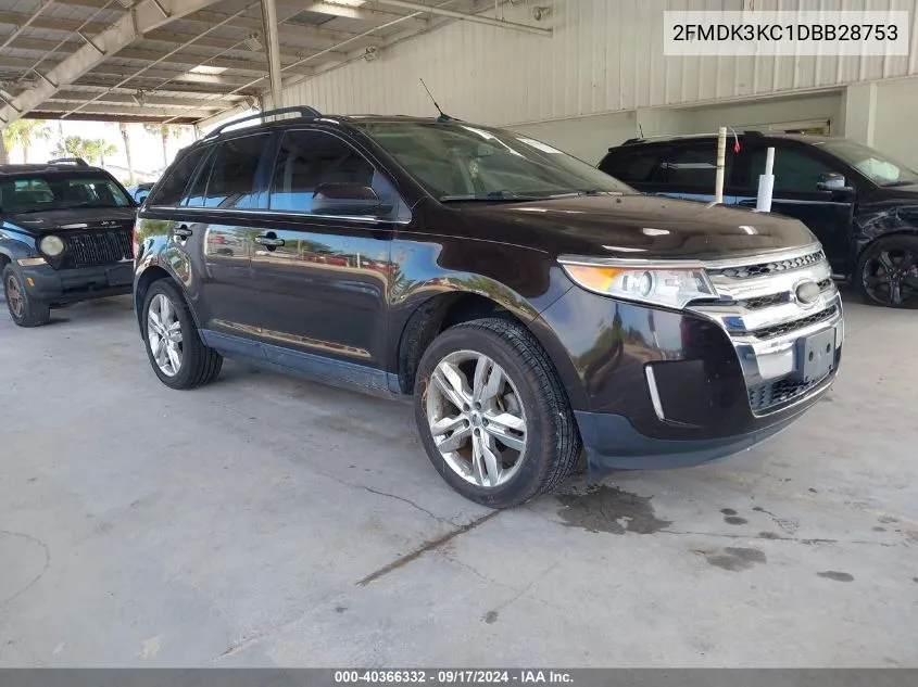 2013 Ford Edge Limited VIN: 2FMDK3KC1DBB28753 Lot: 40366332