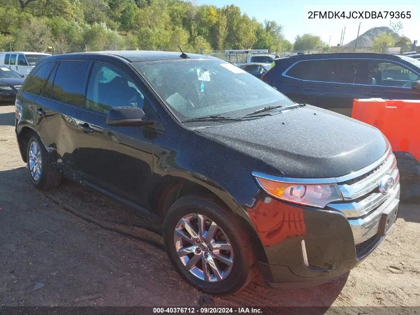 2013 Ford Edge Sel VIN: 2FMDK4JCXDBA79365 Lot: 40376712