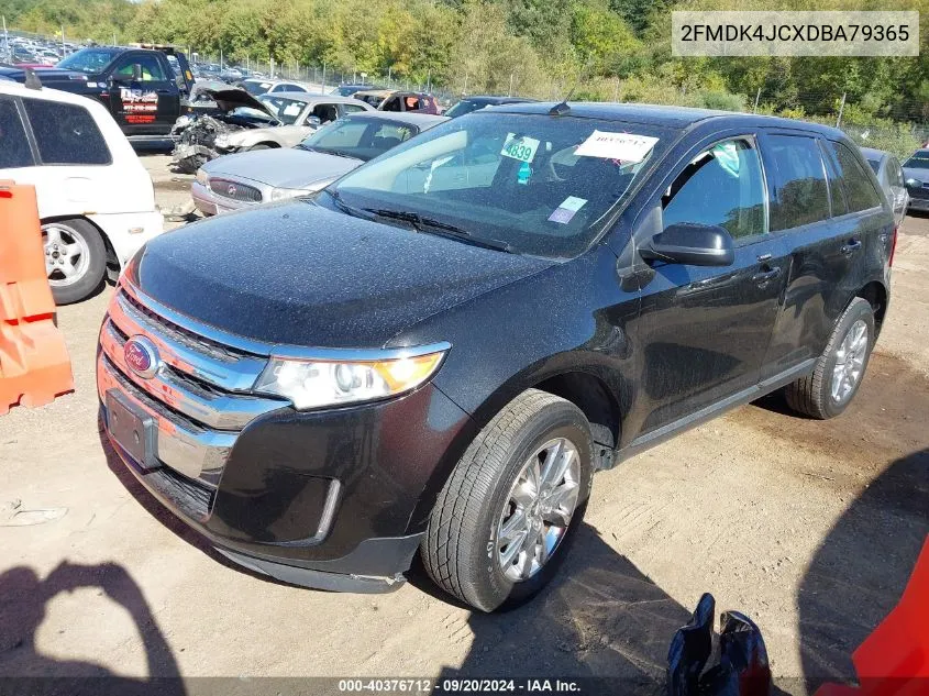 2013 Ford Edge Sel VIN: 2FMDK4JCXDBA79365 Lot: 40376712