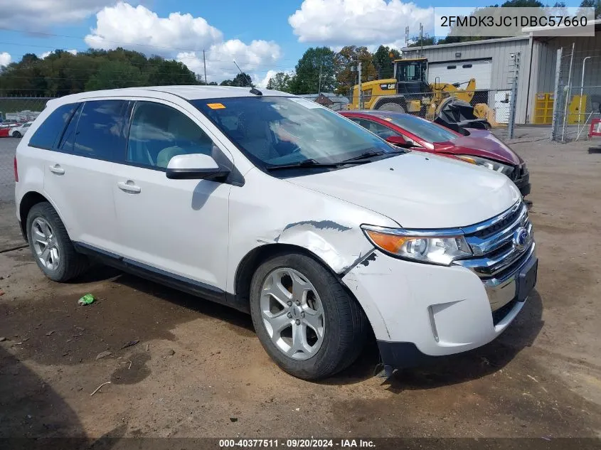 2013 Ford Edge Sel VIN: 2FMDK3JC1DBC57660 Lot: 40377511