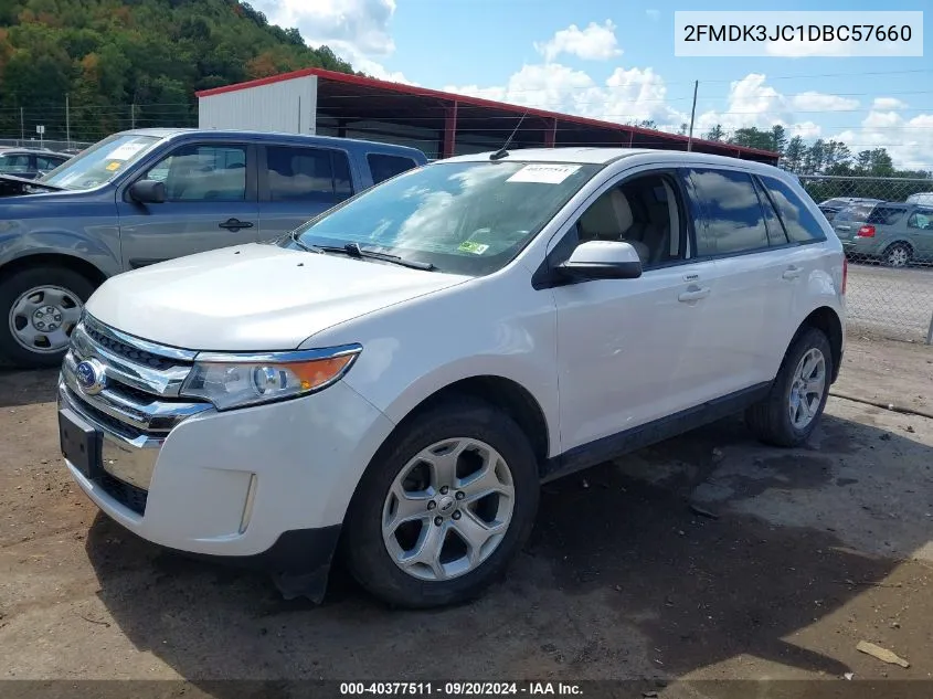 2013 Ford Edge Sel VIN: 2FMDK3JC1DBC57660 Lot: 40377511