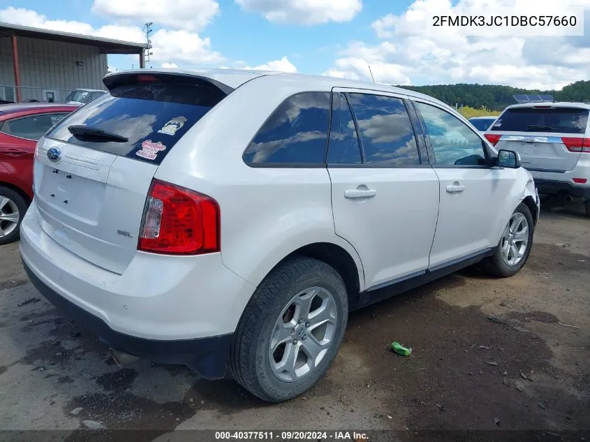 2013 Ford Edge Sel VIN: 2FMDK3JC1DBC57660 Lot: 40377511