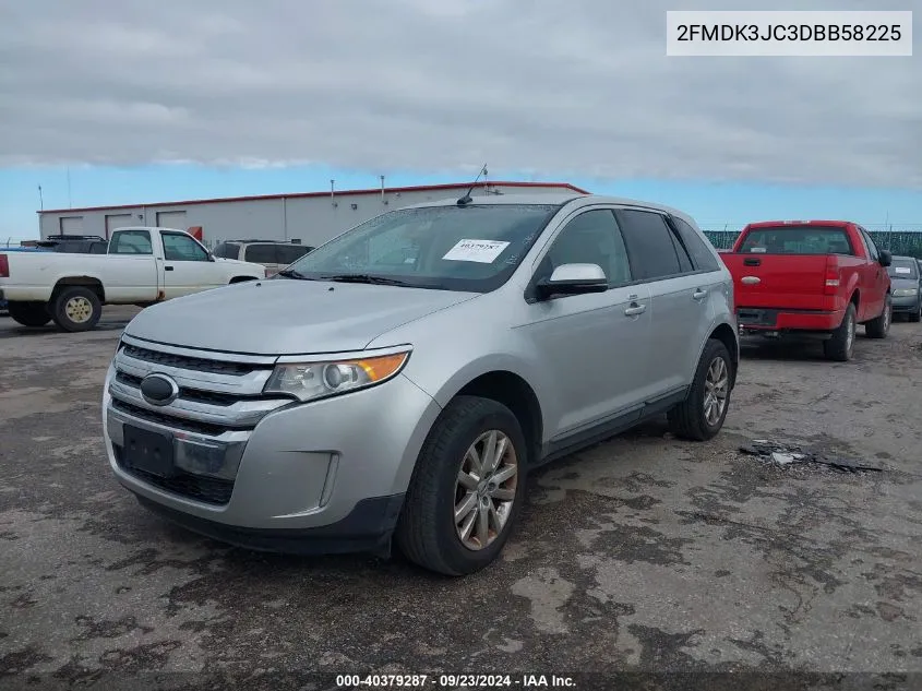 2013 Ford Edge Sel VIN: 2FMDK3JC3DBB58225 Lot: 40379287