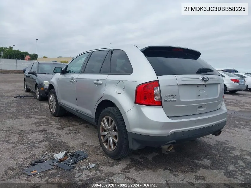 2013 Ford Edge Sel VIN: 2FMDK3JC3DBB58225 Lot: 40379287