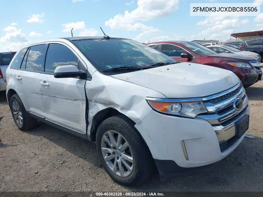 2013 Ford Edge Sel VIN: 2FMDK3JCXDBC85506 Lot: 40382328