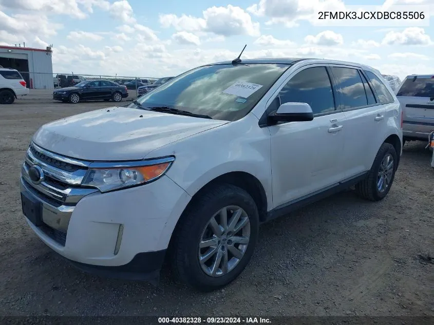 2013 Ford Edge Sel VIN: 2FMDK3JCXDBC85506 Lot: 40382328