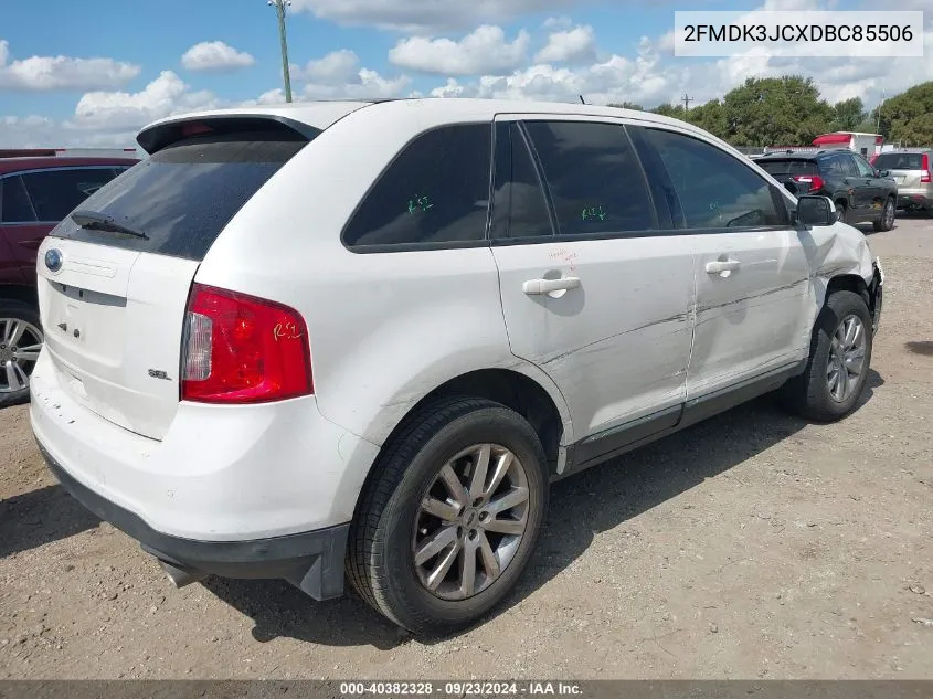 2013 Ford Edge Sel VIN: 2FMDK3JCXDBC85506 Lot: 40382328