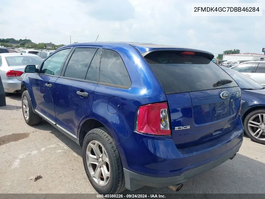 2013 Ford Edge Se VIN: 2FMDK4GC7DBB46284 Lot: 40388226