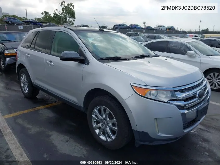 2013 Ford Edge Sel VIN: 2FMDK3JC2DBC78520 Lot: 40390553