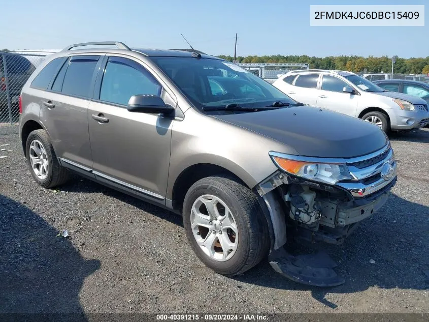 2013 Ford Edge Sel VIN: 2FMDK4JC6DBC15409 Lot: 40391215