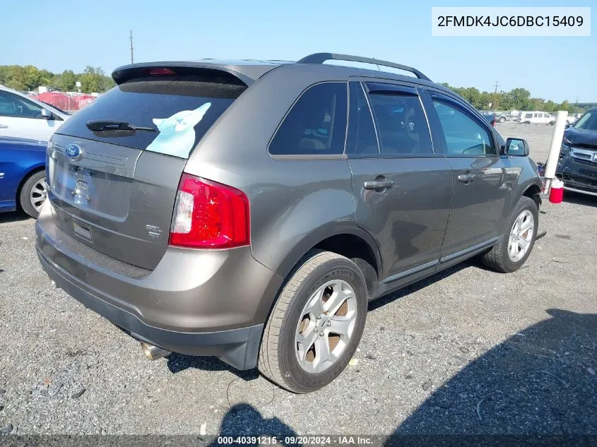 2013 Ford Edge Sel VIN: 2FMDK4JC6DBC15409 Lot: 40391215