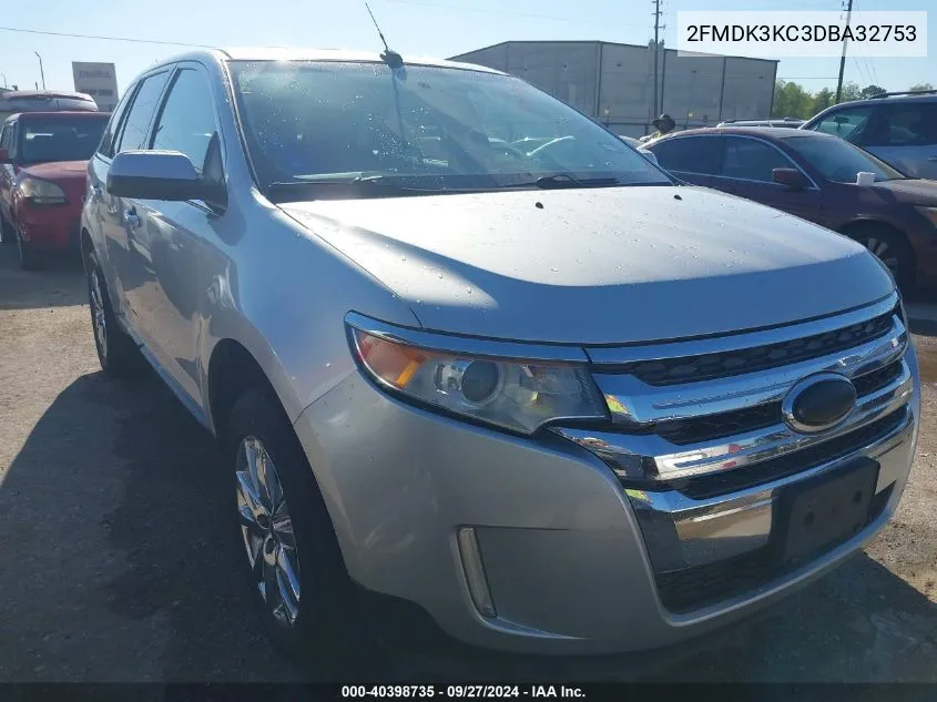 2013 Ford Edge Limited VIN: 2FMDK3KC3DBA32753 Lot: 40398735