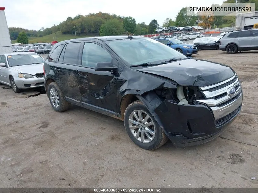 2013 Ford Edge Sel VIN: 2FMDK4JC6DBB85991 Lot: 40403633